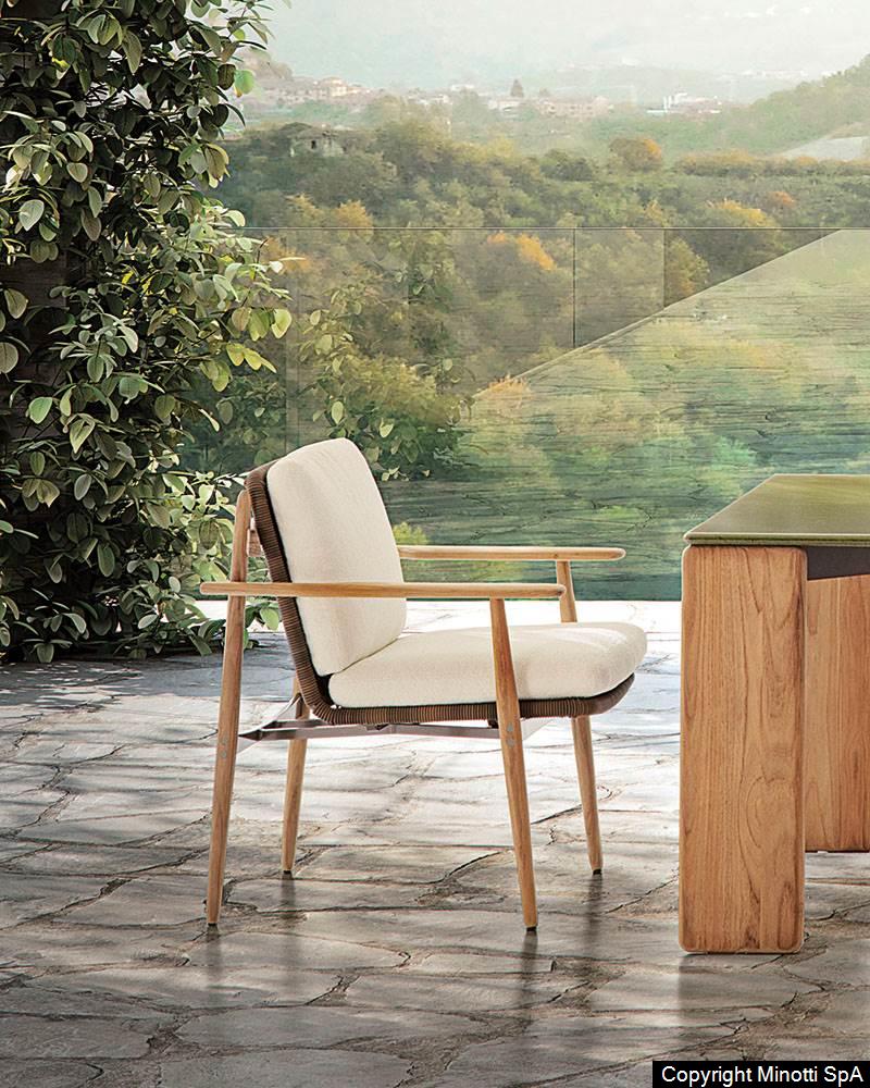 Стул Trio Outdoor "Dining" Minotti ИТАЛИЯ