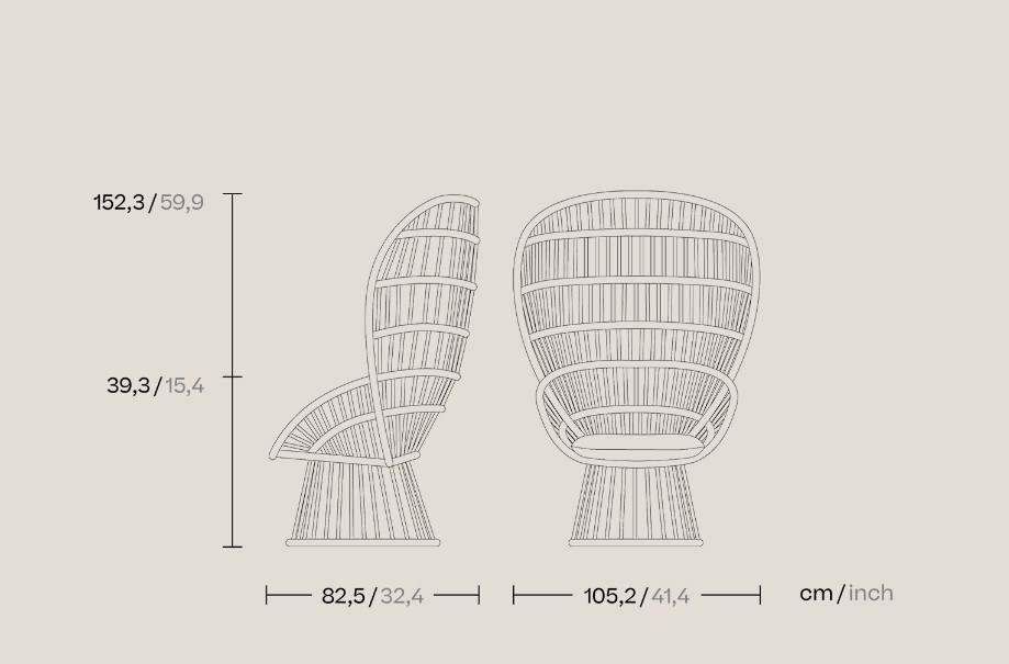 Кресло Cala Club Armchair KS2700500 Kettal ИСПАНИЯ