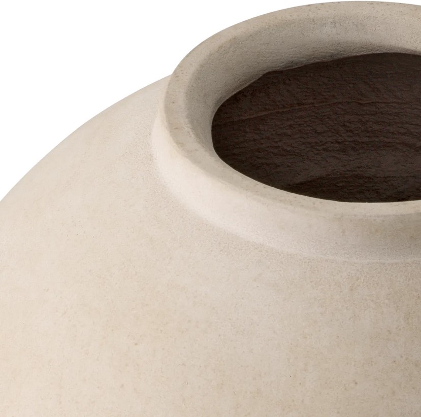 Ваза Moon Jar sandstone finish Eichholtz