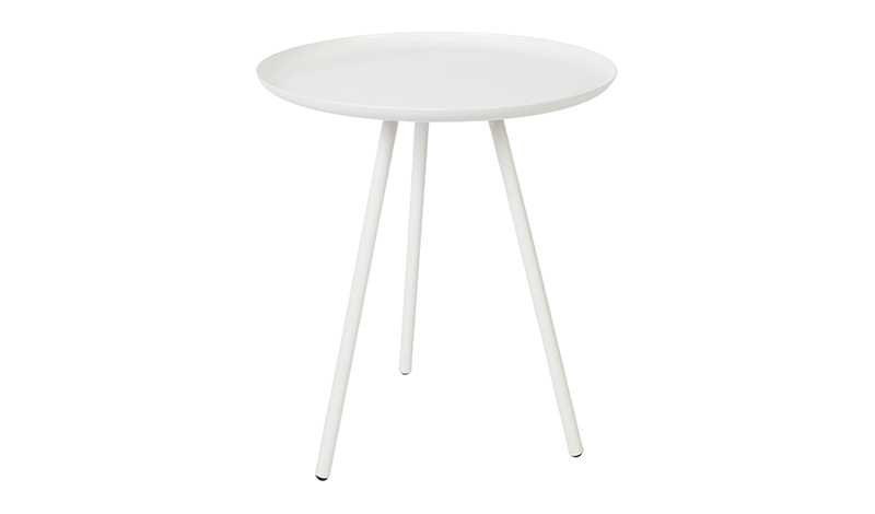 Приставной столик SIDE TABLE FROST WHITE 2300067 White Label Living НИДЕРЛАНДЫ