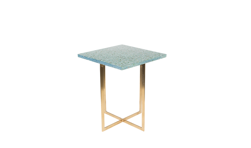 Приставной столик SIDE TABLE LUIGI SQUARE GREEN 2300187 Zuiver НИДЕРЛАНДЫ