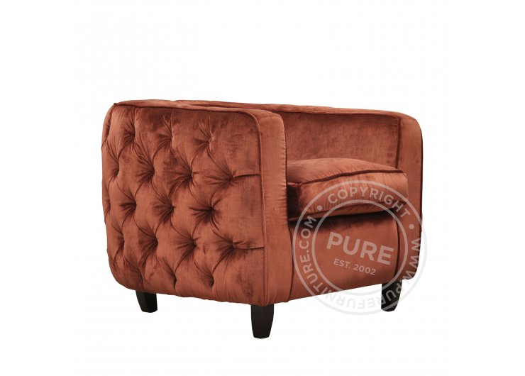 Кресло HAVANA CLUBCHAIR PHC313 Pure Furniture НИДЕРЛАНДЫ