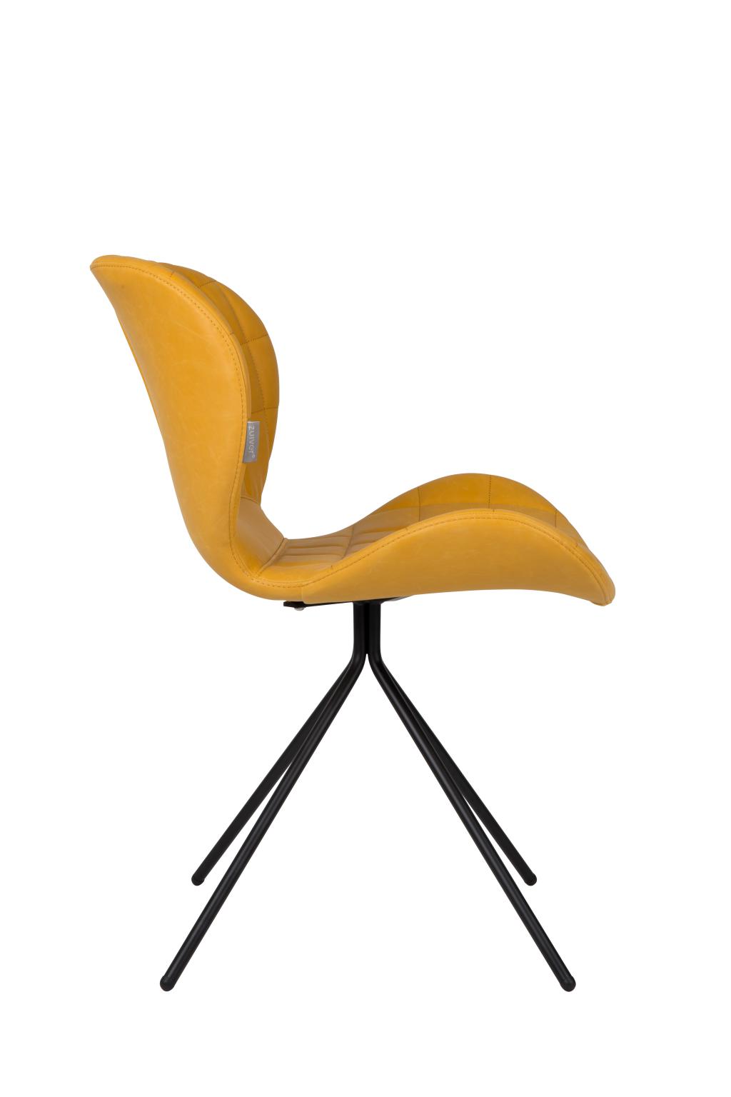 Стул CHAIR OMG LL YELLOW Zuiver НИДЕРЛАНДЫ