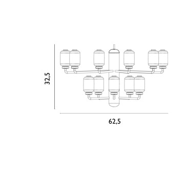 Люстра Amp Chandelier Small US Normann Copenhagen ДАНИЯ