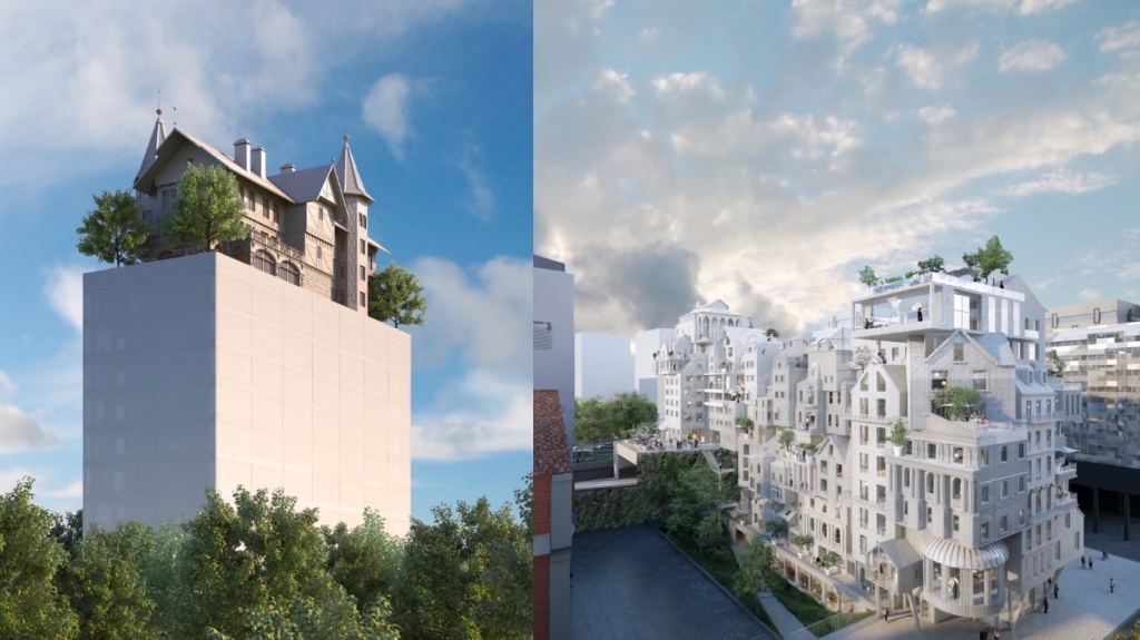 Проект отеля Metz и "Переосмысленный Париж" от архитектурного бюро PERIPHERIQUES