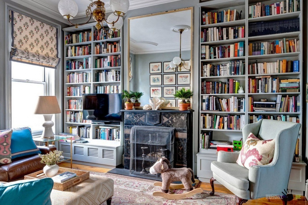 Домашняя библиотека – создаем идеальный интерьер
