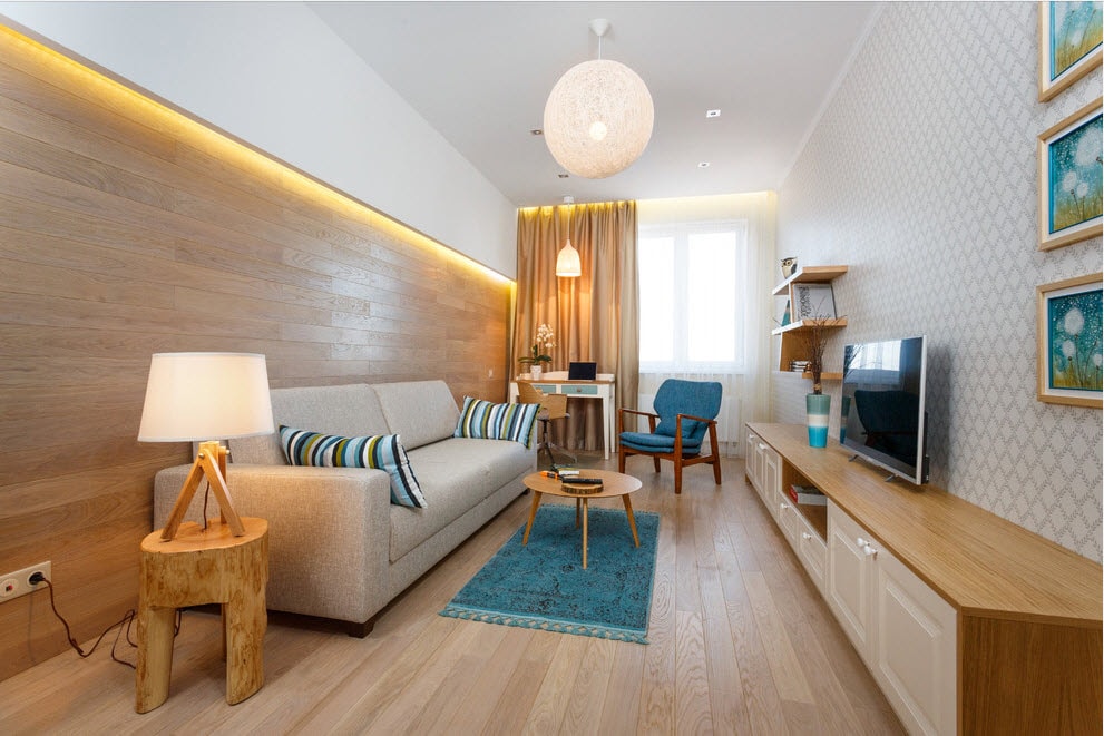 10 секретов дизайна узкой комнаты | Небольшие пространства, Квартирные идеи, Дизайн гостиной