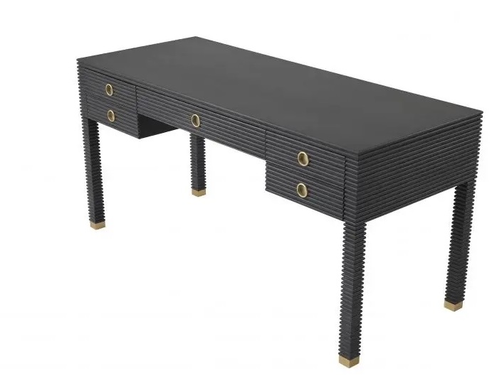 Письменный стол Dimitrios charcoal grey oak veneer Eichholtz