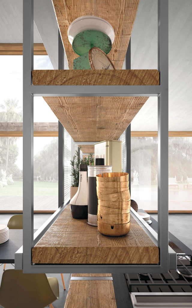 Деревянные полки