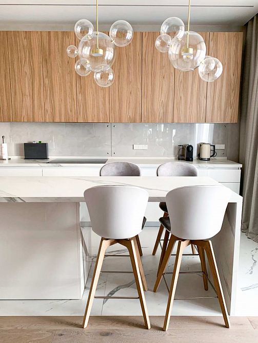 Частный интерьер - кухня Cesar - дизайнер Варвара Зеленецкая