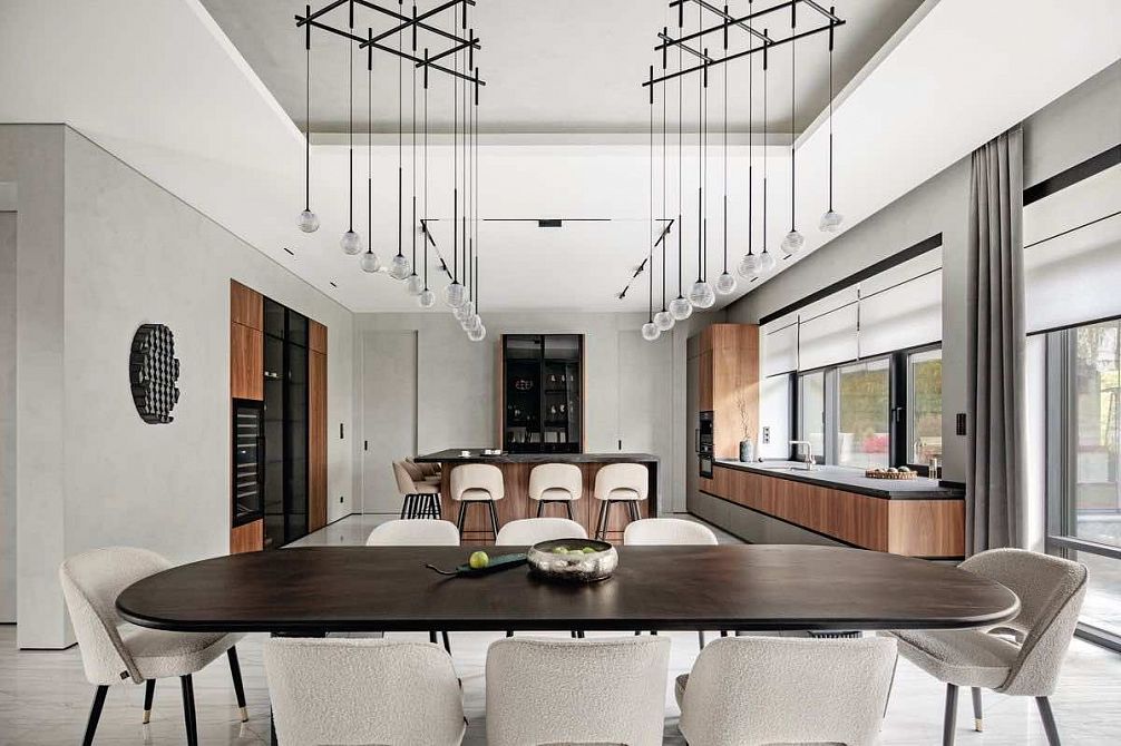 Cesar Maxima в интерьере загородного дома в стиле Райта