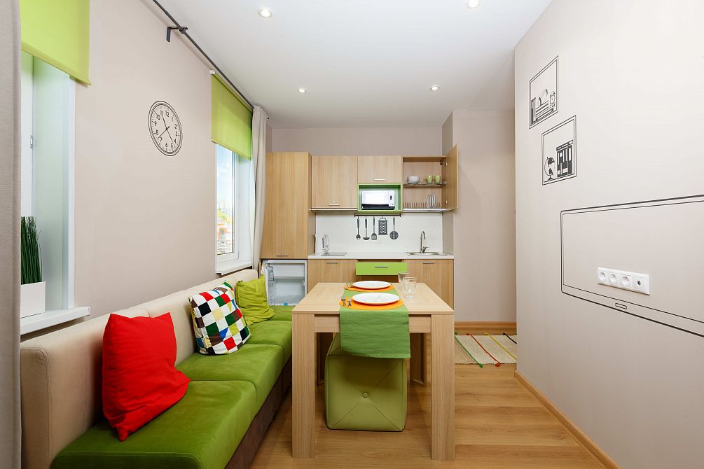 Кухня собственного производства в ЖК Тетрис