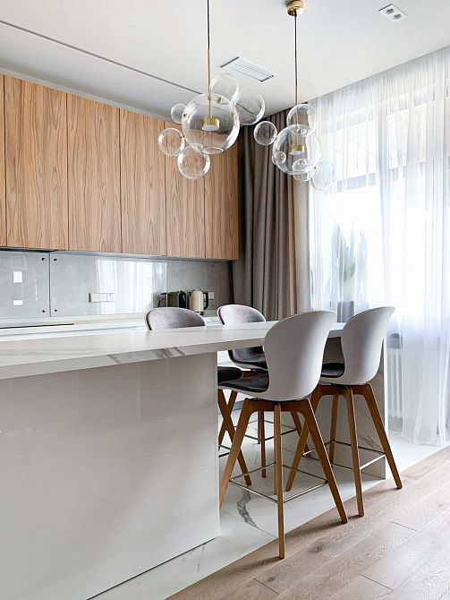 Частный интерьер - кухня Cesar - дизайнер Варвара Зеленецкая