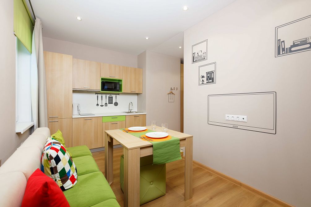 Кухня собственного производства в ЖК Тетрис