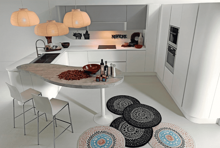 Размер не имеет значения или как дизайнерам это удается: уместить все на маленькой кухне.