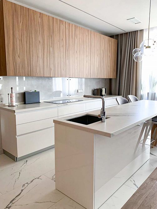 Частный интерьер - кухня Cesar - дизайнер Варвара Зеленецкая