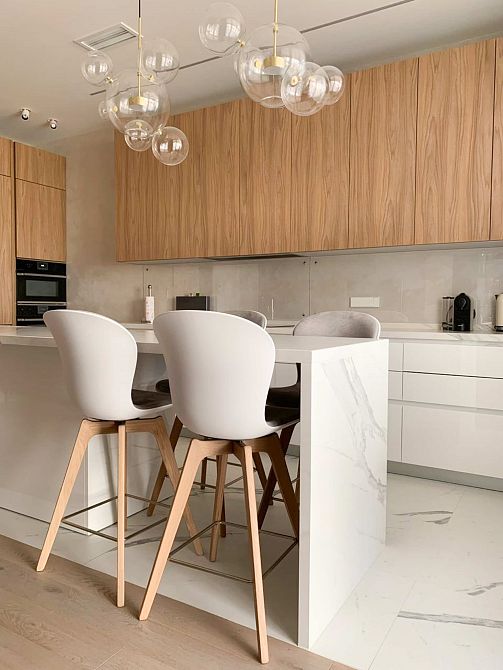 Частный интерьер - кухня Cesar - дизайнер Варвара Зеленецкая