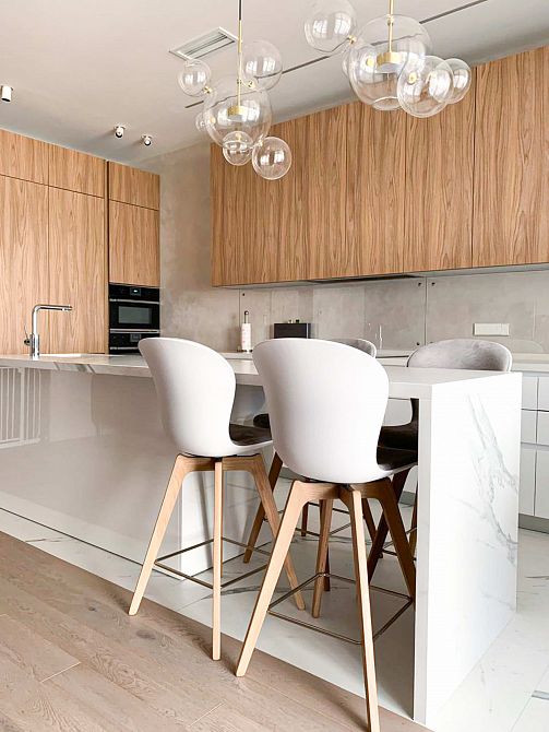 Частный интерьер - кухня Cesar - дизайнер Варвара Зеленецкая