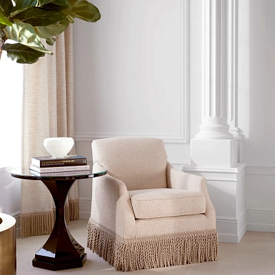 Вращающееся кресло Madison palmer beige TM0207 Eichholtz