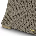 Кресло уличное Bryson faux woven rattan viola sand Eichholtz