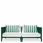 Диван уличный Ocean Club S green blaise off-white florent green Eichholtz