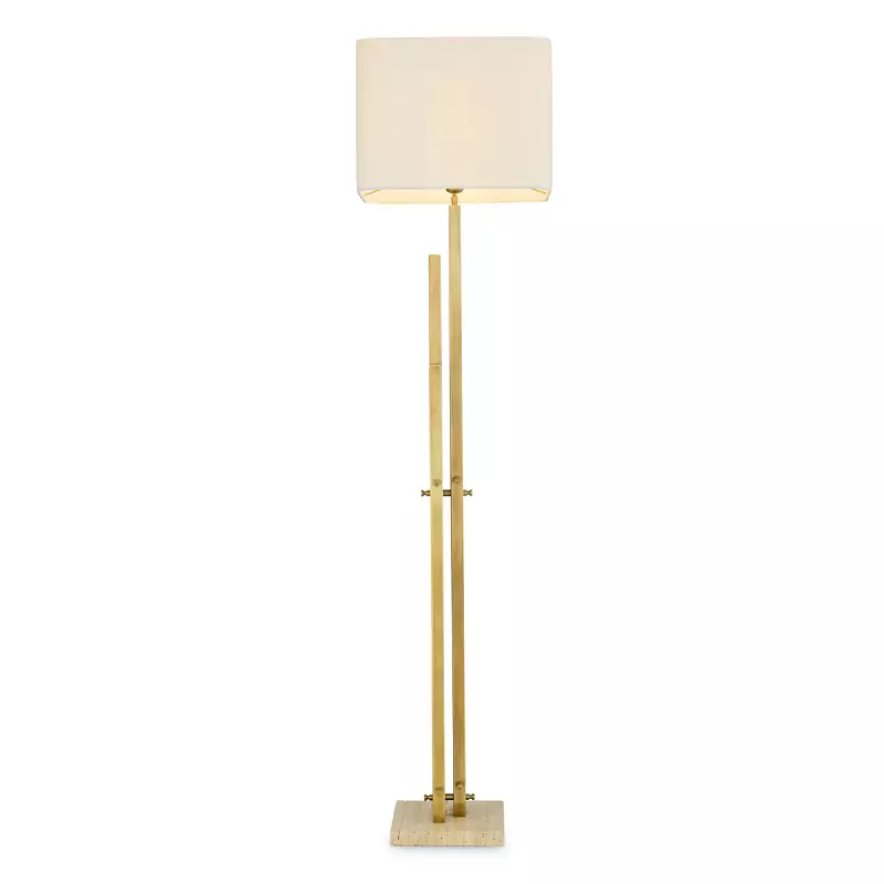 Торшер Destino vintage brass finish incl shade Eichholtz