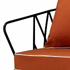 Кресло уличное Clifton blaise orange Eichholtz