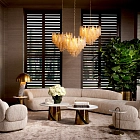 Вращающееся кресло Madrone bouclé sonata cream 118834 Eichholtz