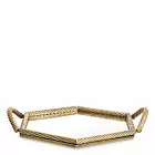 Поднос Salvi Hexagon vintage brass finish Eichholtz