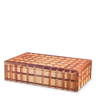 Шкатулка Murcia straw marquetry Eichholtz
