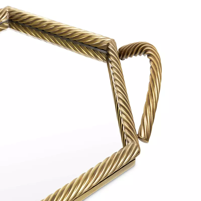 Поднос Salvi Hexagon vintage brass finish Eichholtz