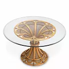 Стол Colony natural rattan Eichholtz