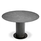Обеденный стол Volterra Round marble look top 117743 Eichholtz