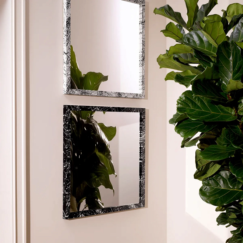 Зеркало Reflection of Eccentricity white finish Eichholtz