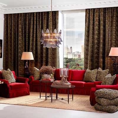 Кресло Verplanck wrey velvet red TM0212 Eichholtz