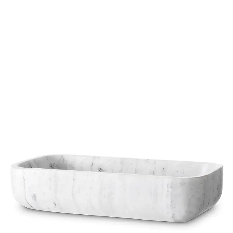 Чаша Vioujard white marble Eichholtz