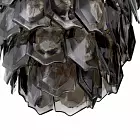 Люстра Elias vintage brass finish smoke glass 118357 Eichholtz