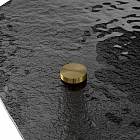 Кофейный столик Cortes brushed brass finish casted smoke glass Eichholtz