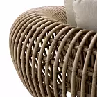 Кресло уличное Siderno viola sand faux rattan Eichholtz