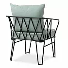 Кресло уличное Clifton blaise light blue Eichholtz