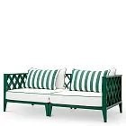 Диван уличный Ocean Club S green blaise off-white florent green Eichholtz