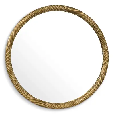 Зеркало Salvi round vintage brass finish 119433 Eichholtz