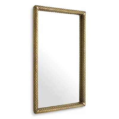 Зеркало Salvi rectangular vintage brass finish 119432 Eichholtz