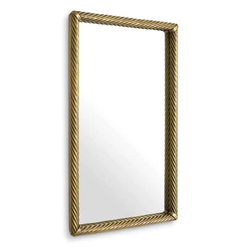 Зеркало Salvi rectangular vintage brass finish 119432 Eichholtz