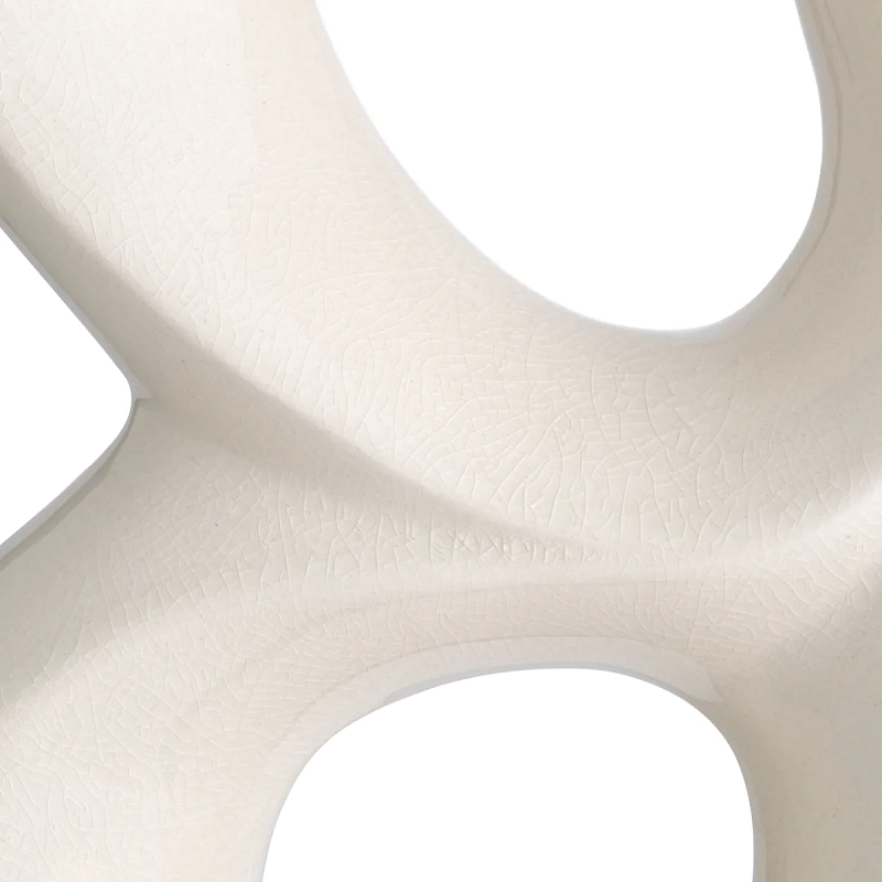 Настольная лампа Macias crackled white ceramic incl shade Eichholtz