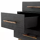 Тумба Evendale charcoal oak veneer Eichholtz