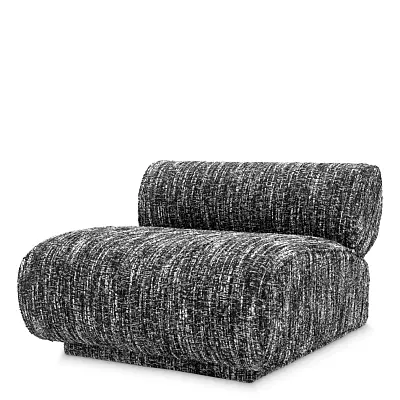Кресло Urbano bouclé sonata black Eichholtz