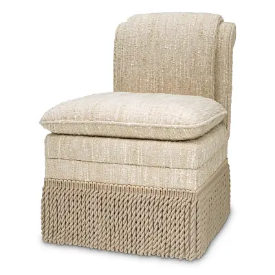 Обеденный стул Fairburn bouclé sonata cream 119057 Eichholtz