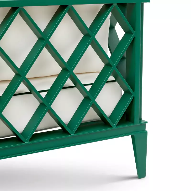 Диван уличный Ocean Club S green blaise off-white florent green Eichholtz