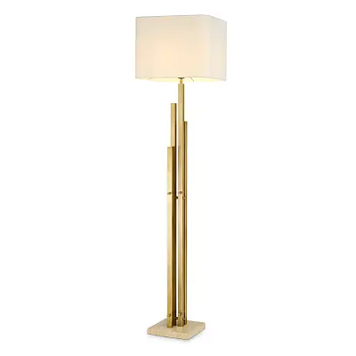 Торшер Destino vintage brass finish incl shade Eichholtz